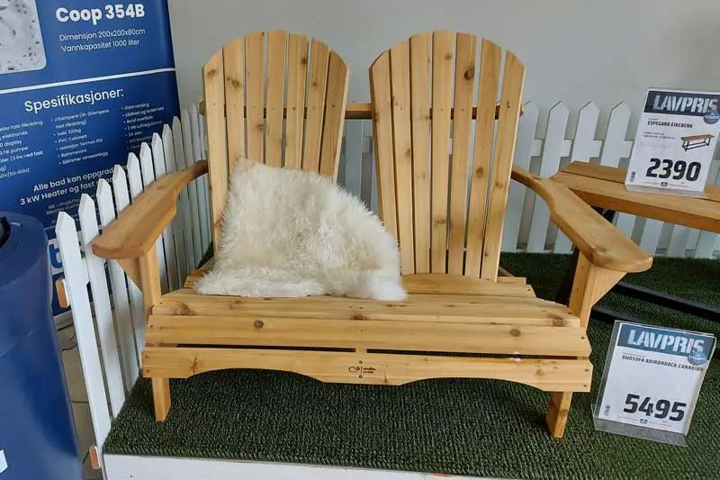 Chair made form pine