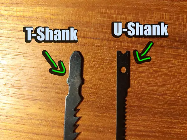 T-Shank And U-Shank Jigsaw Blade